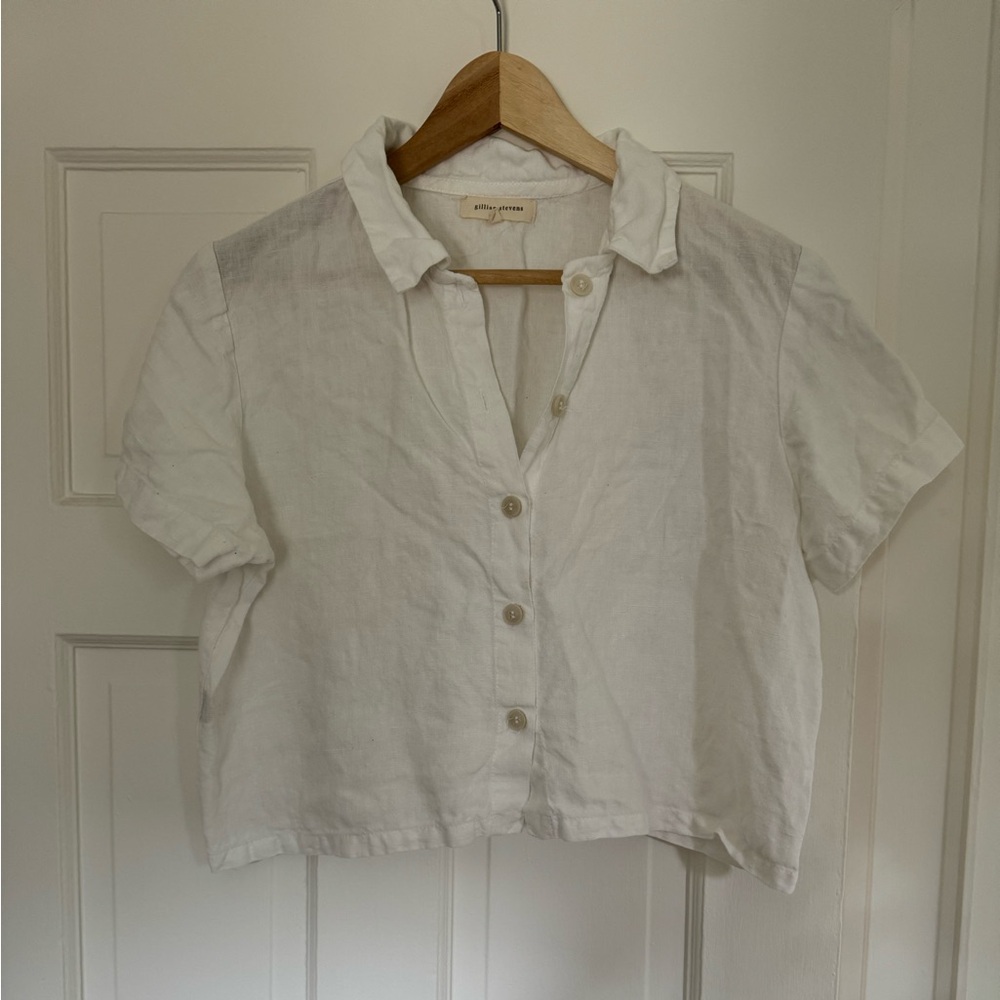 Gillian Stevens Linen Top